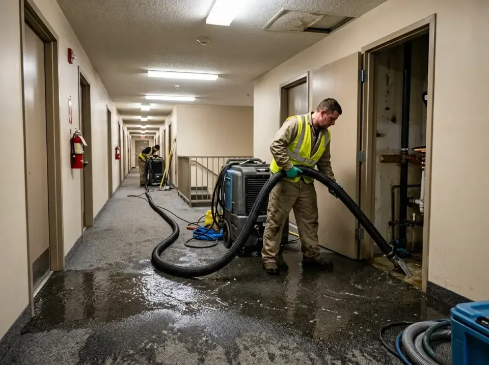 multi-unit-apartment-hallway-f-005 — frequently asked questions, Emergency Burst Pipe Water Extraction & Removal in Paddock…